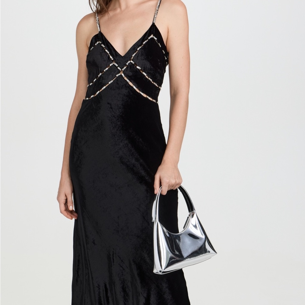 LoveShackFancy Corrino Velvet Dress NWT - Picture 13 of 16